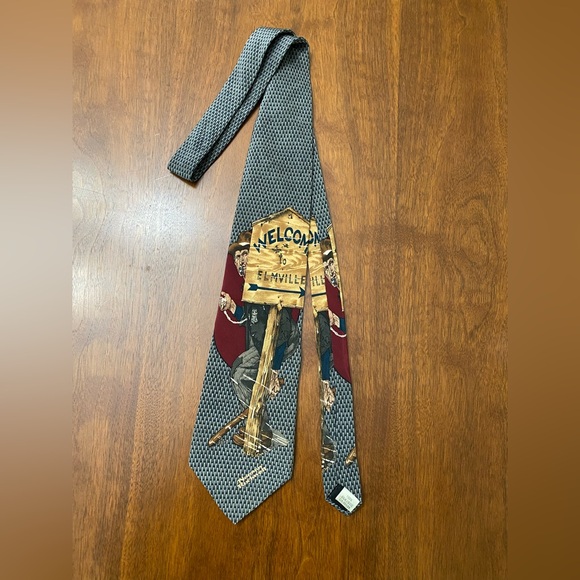 Vintage Silk Norman Rockwell Tie‎ - Picture 1 of 3